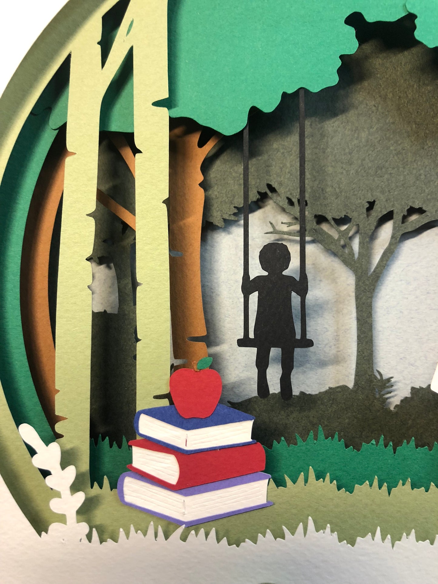 Fox in the forest | Personalised Paper-cut Art
