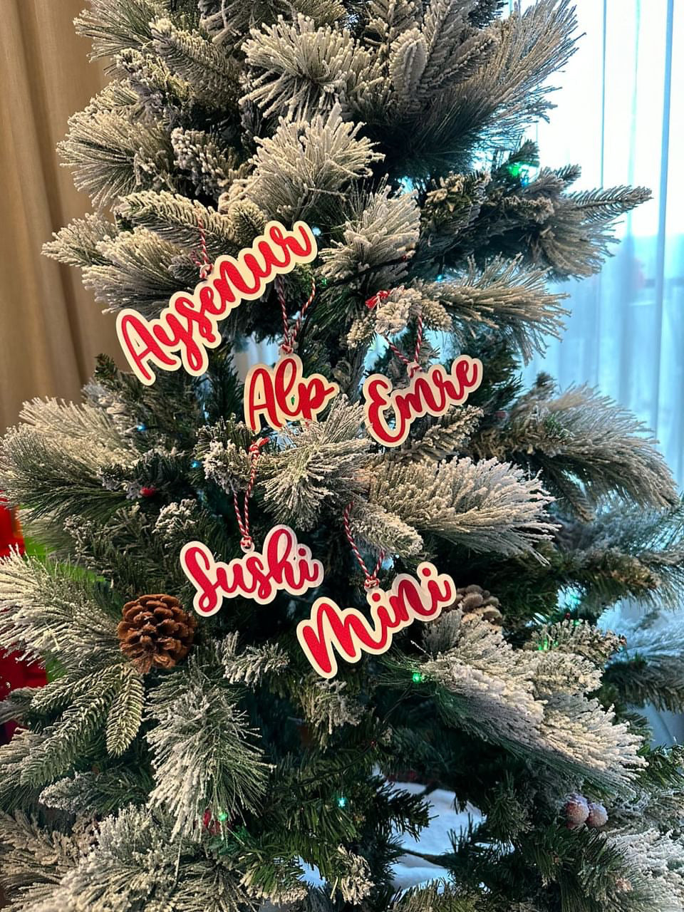 Personalized Christmas Tree Ornament | Custom Name & Special Wishes