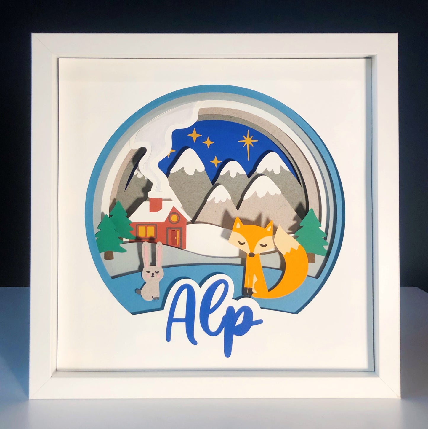 Winter | Personalized Paper-cut Art