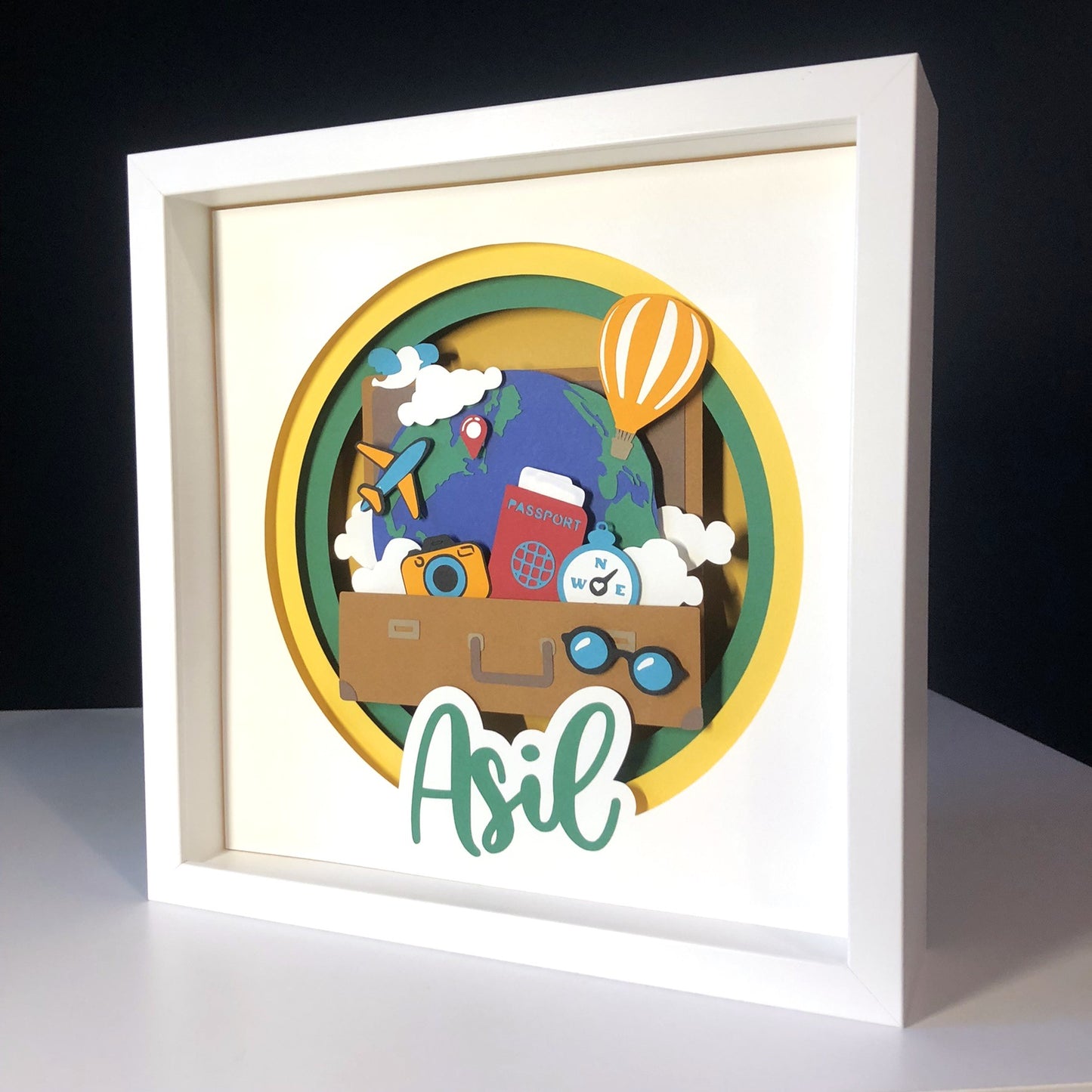 Traveller | Personalized Paper-cut Art