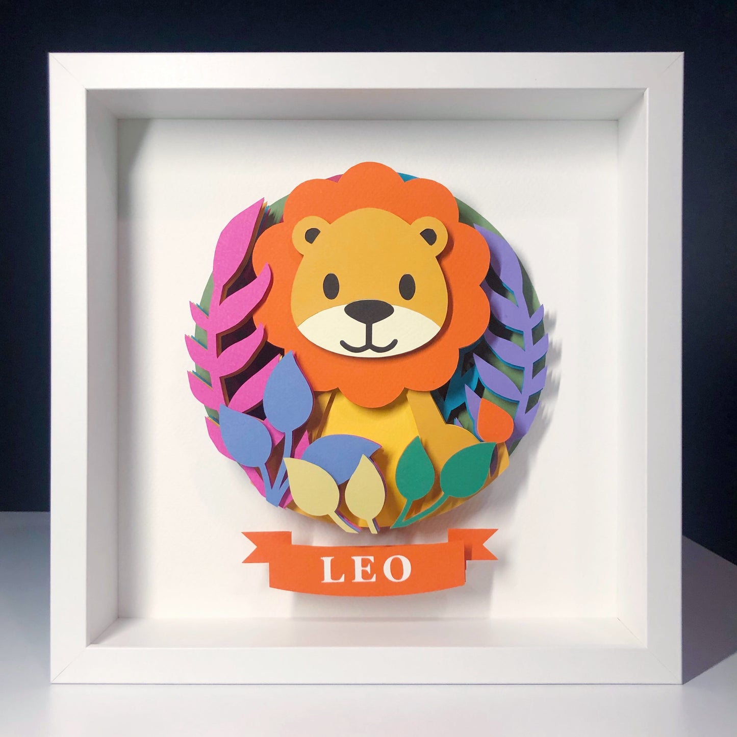Lion | Personalized Paper-cut Art