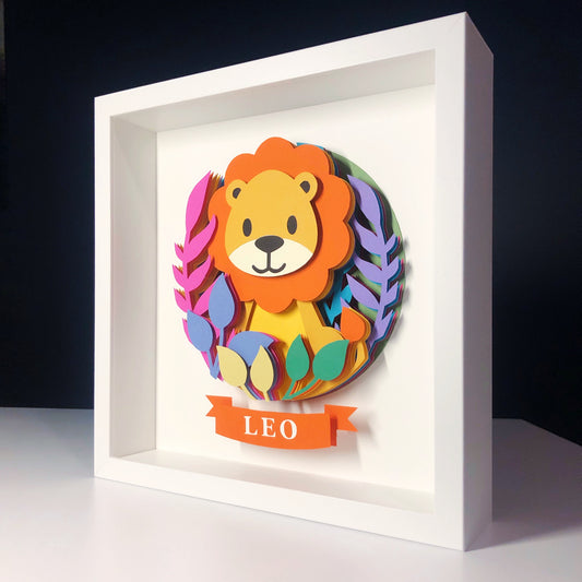 Lion | Personalized Paper-cut Art