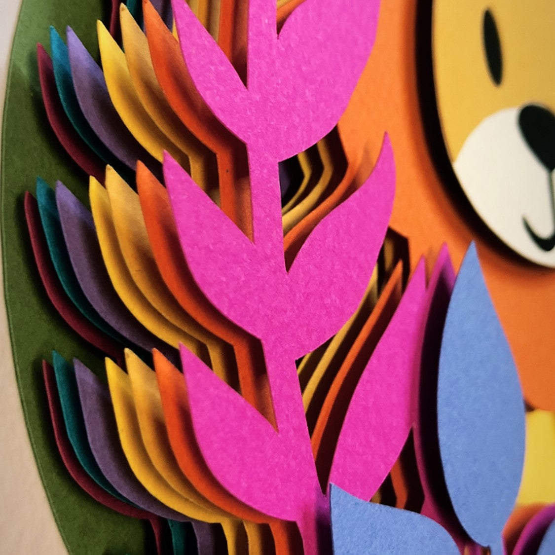Lion | Personalized Paper-cut Art