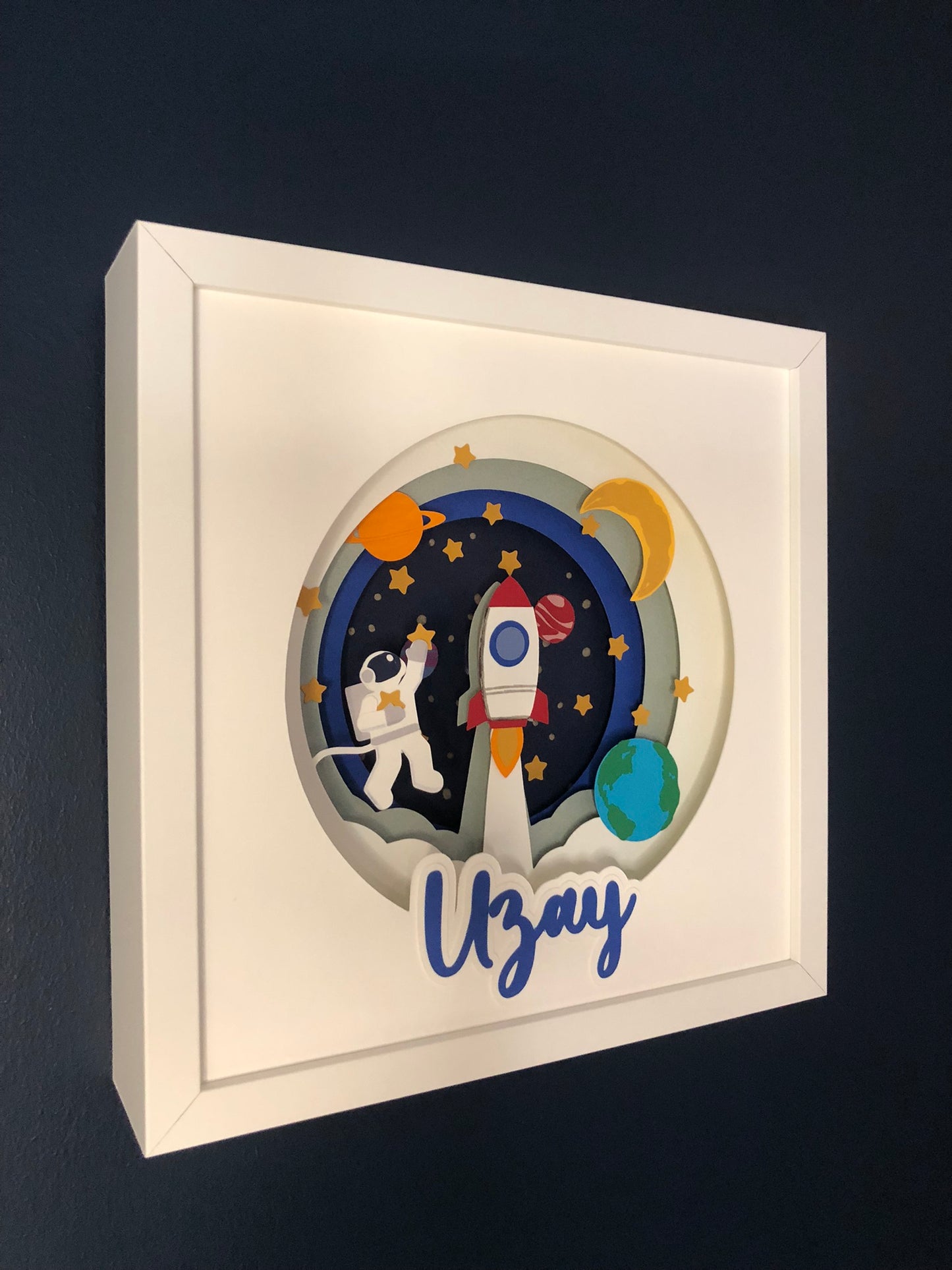Space | Personalized Paper-cut Art