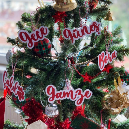 Personalized Christmas Tree Ornament | Custom Name & Special Wishes