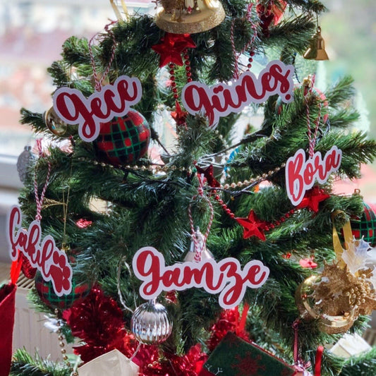 Personalized Christmas Tree Ornament | Custom Name & Special Wishes