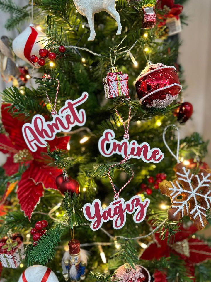 Personalized Christmas Tree Ornament | Custom Name & Special Wishes