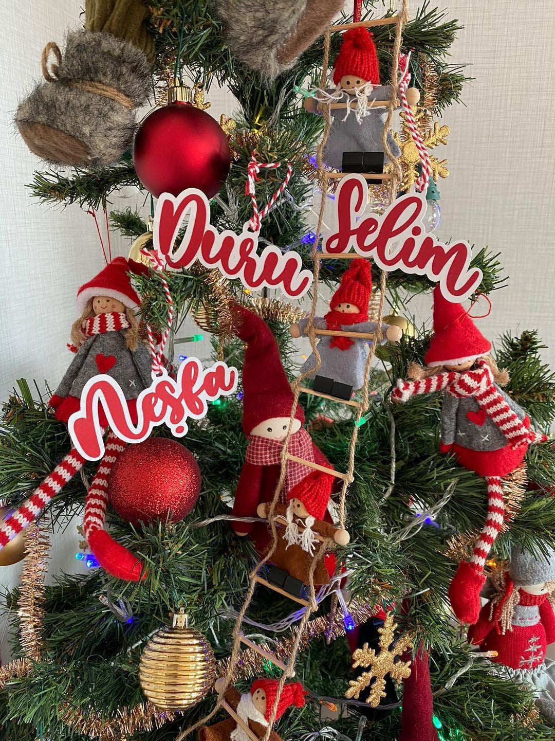 Personalized Christmas Tree Ornament | Custom Name & Special Wishes