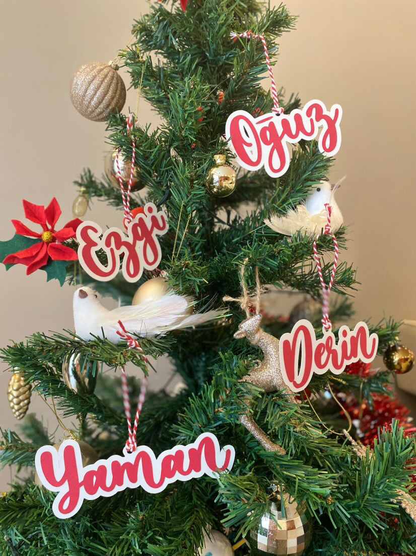 Personalized Christmas Tree Ornament | Custom Name & Special Wishes