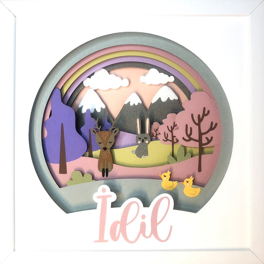 Dreamland | Personalized Paper-cut Art