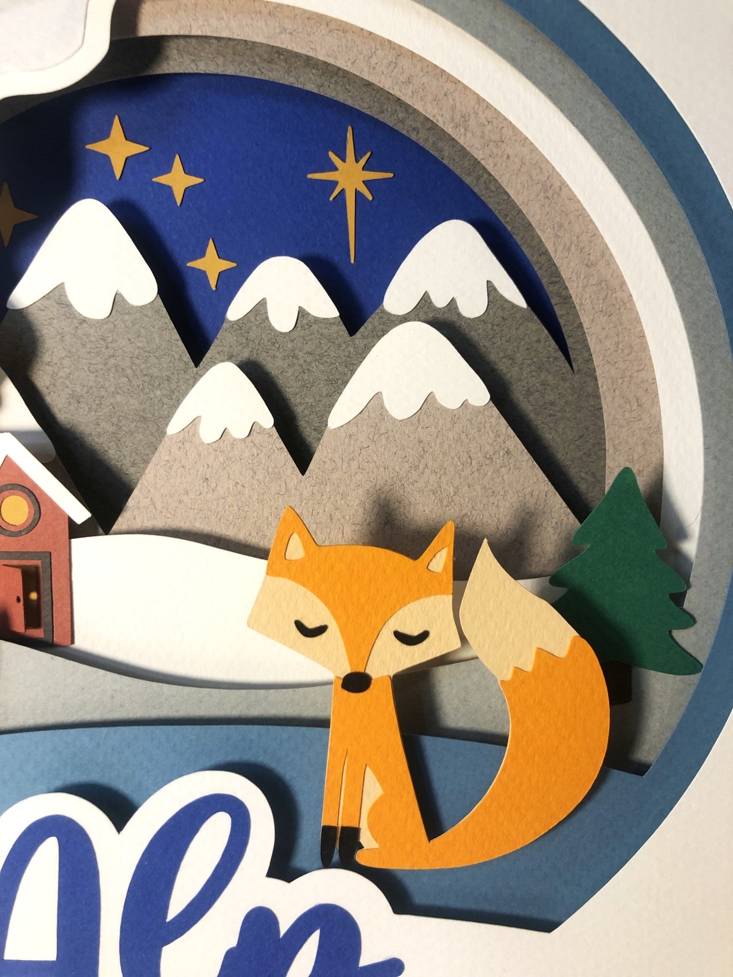 Winter | Personalized Paper-cut Art