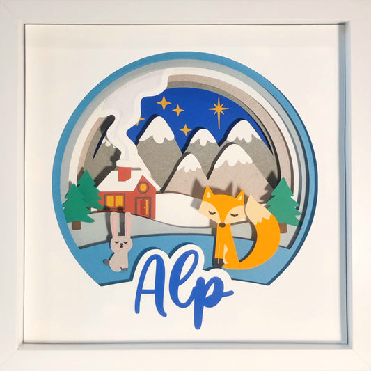 Winter | Personalized Paper-cut Art