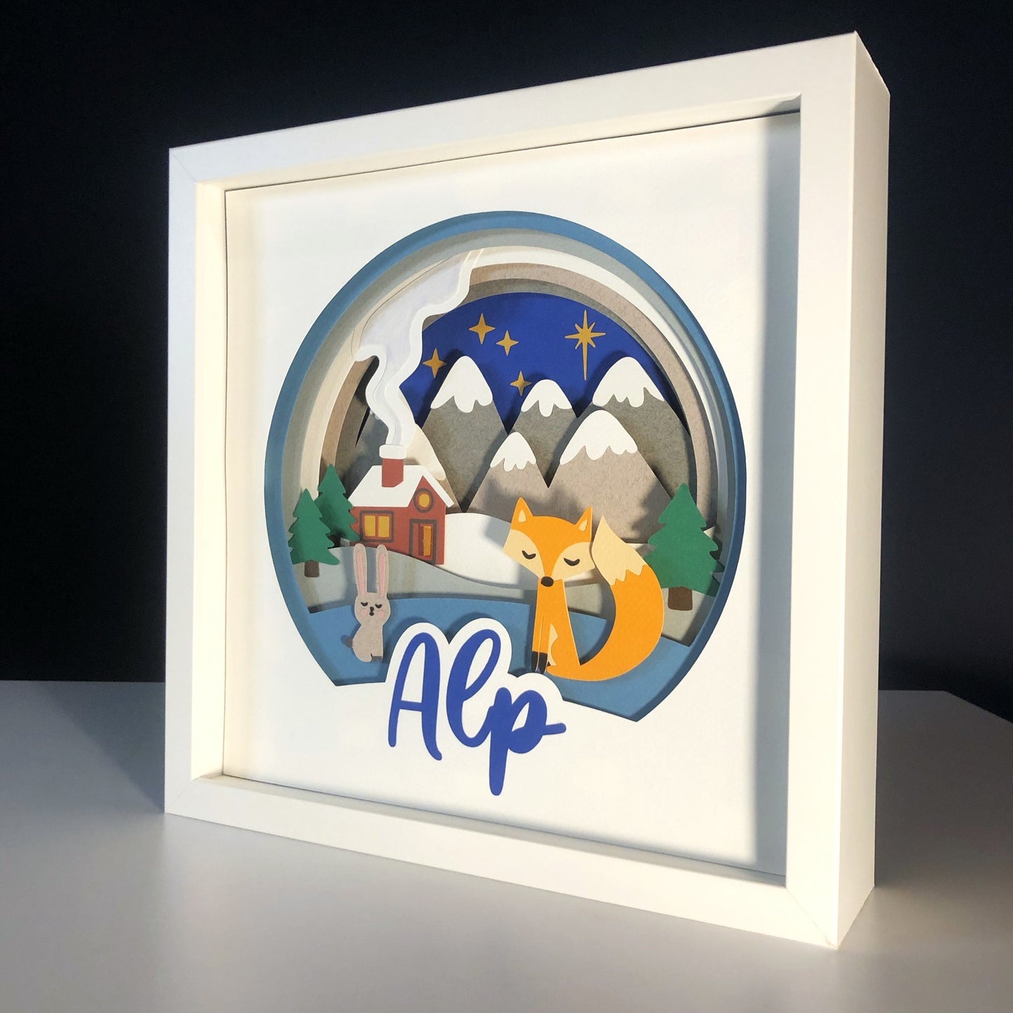 Winter | Personalized Paper-cut Art