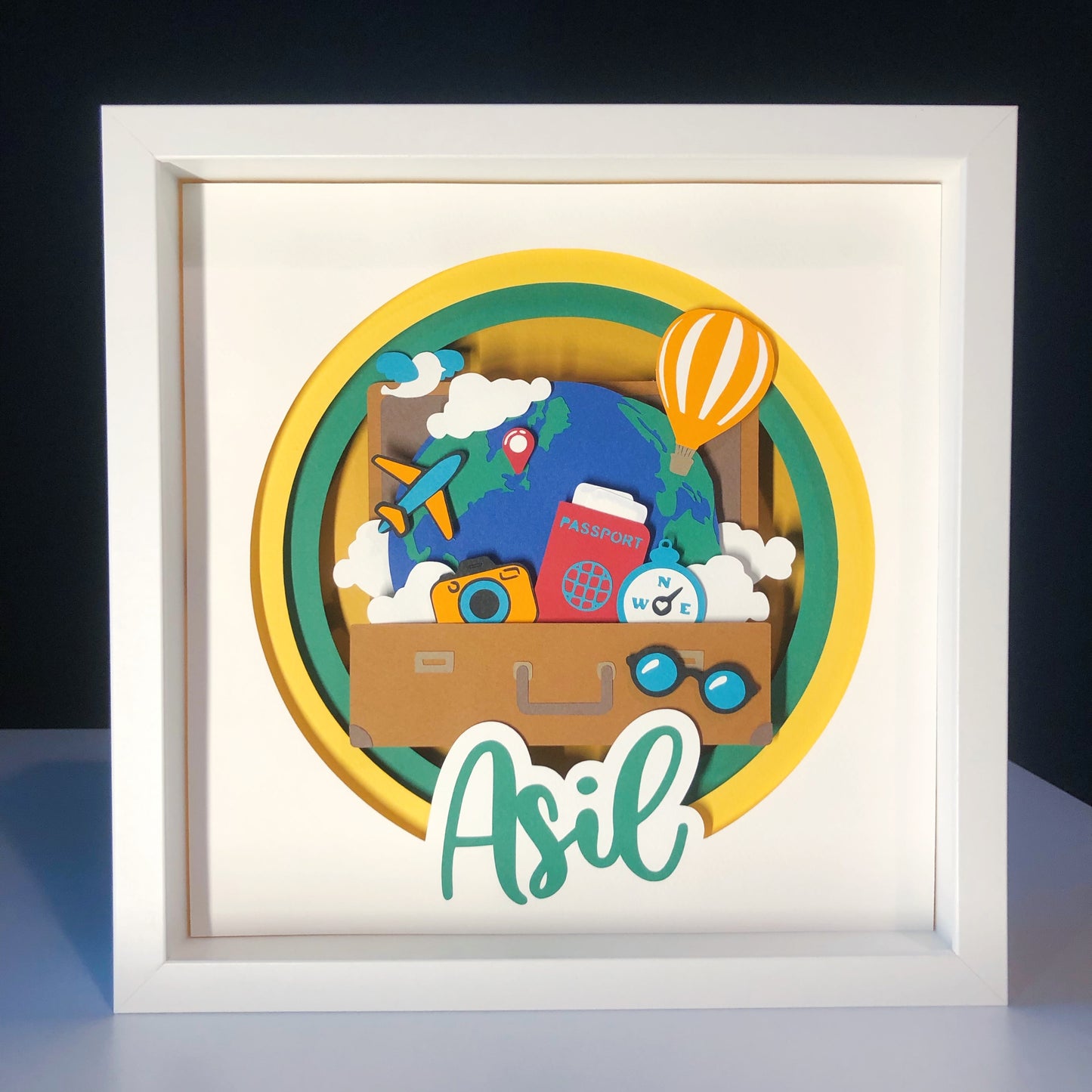 Traveller | Personalized Paper-cut Art