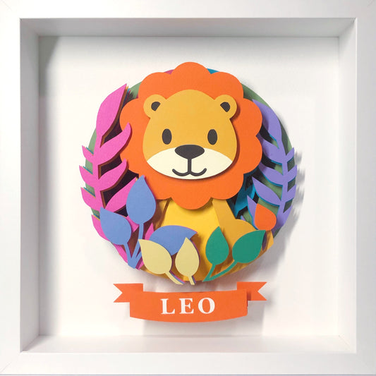 Lion | Personalized Paper-cut Art