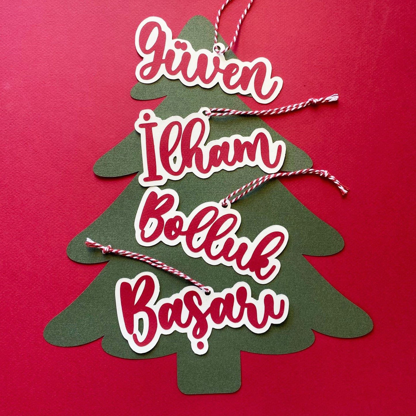 New Year Wishes Ornaments | Sets of 4