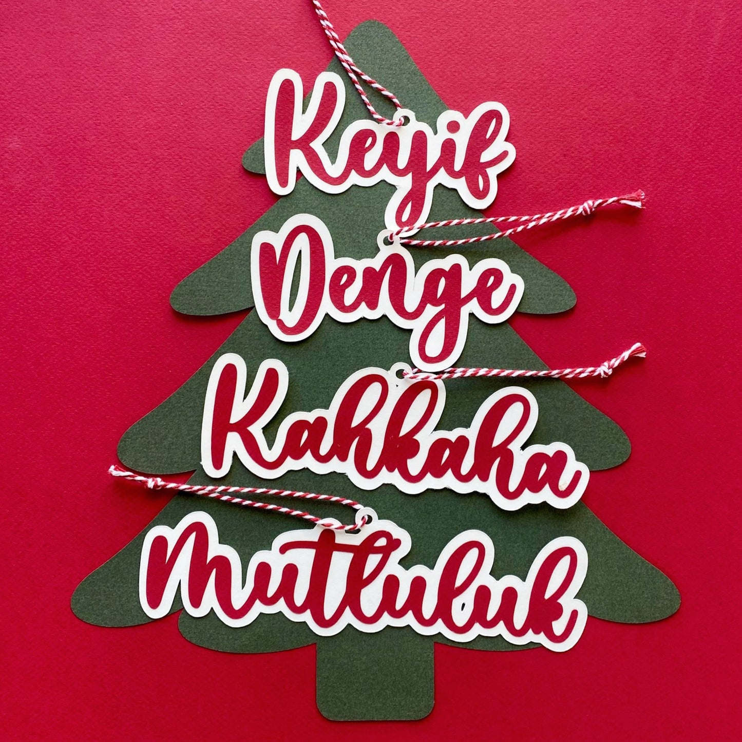 New Year Wishes Ornaments | Sets of 4