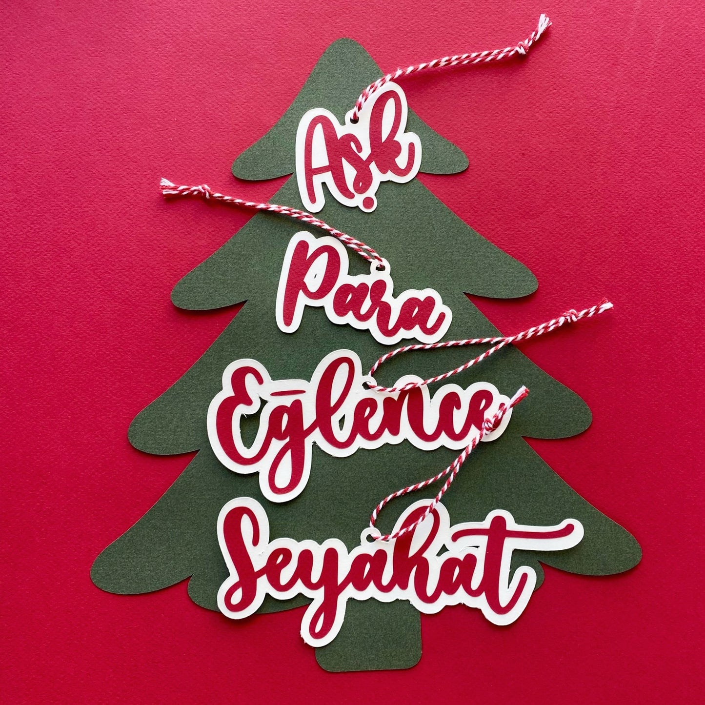 New Year Wishes Ornaments | Sets of 4