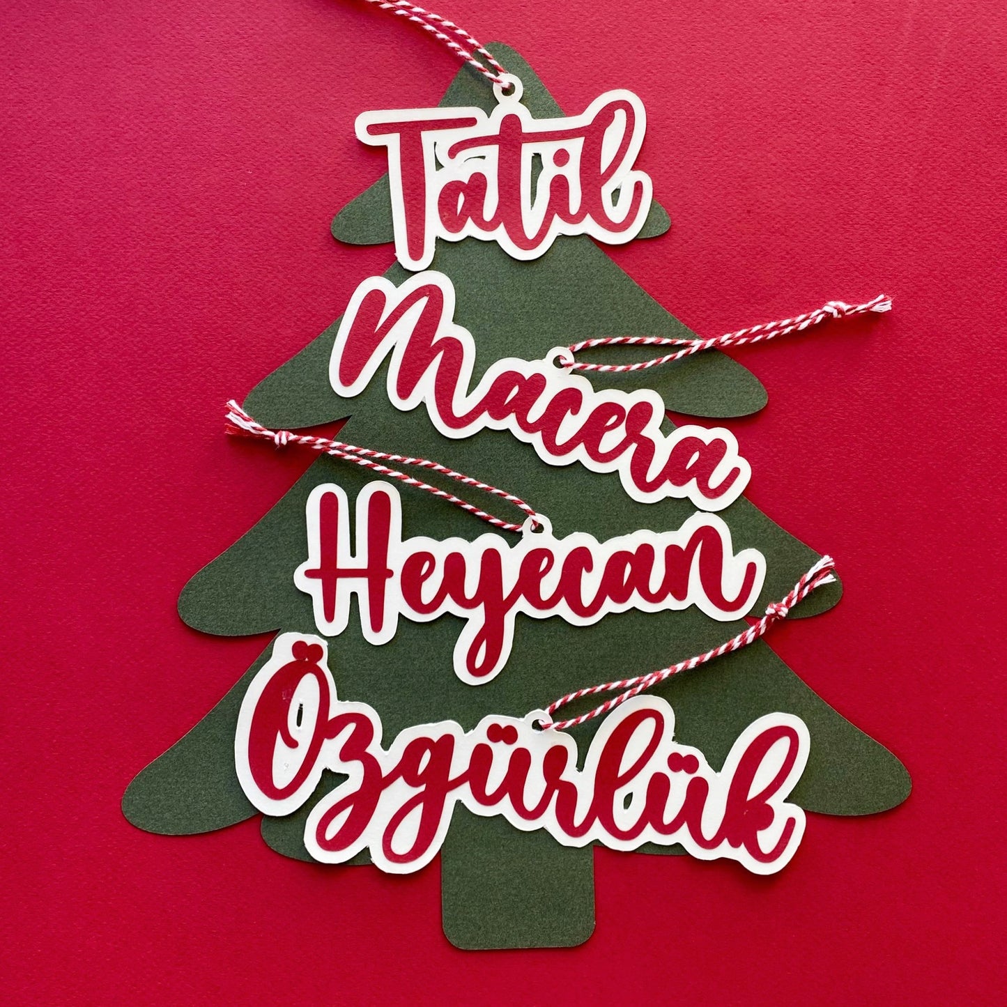 New Year Wishes Ornaments | Sets of 4